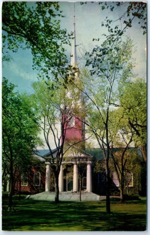 Postcard - Memorial Church At Harvard University - Cambridge, Massachusetts
