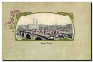 Old Postcard London bridge