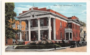 J54/ Greensboro North Carolina Postcard c1915 Elks Club Building 56