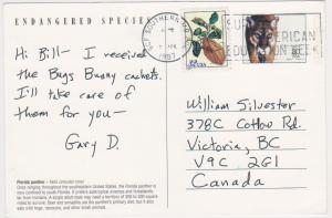 FLORIDA PANTHER UNITED STATES POSTAL CARD