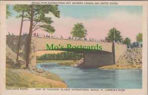 Canada Postcard-Thousand Islands International Bridge, St Lawrence River RS31835