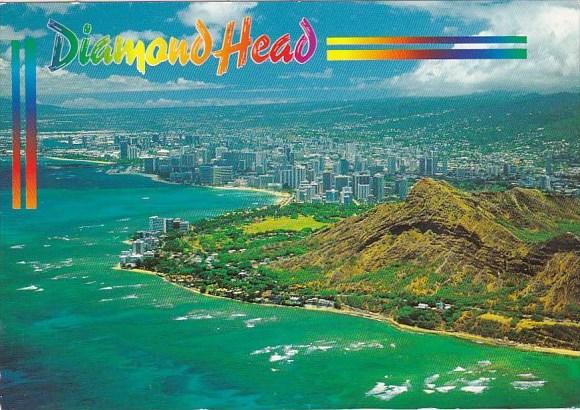 Hawaii Honolulu This Aerial View Shows Waikiki Beach 1999