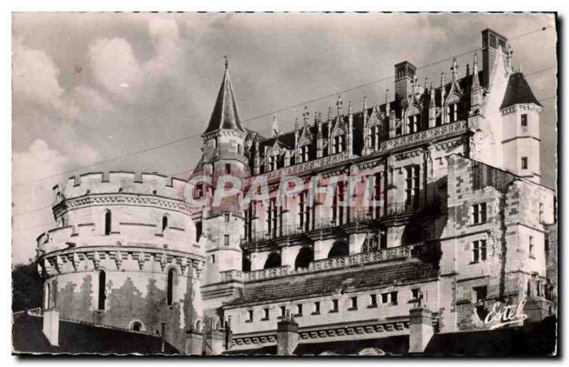 Old Postcard The Chateau Amboise The Minimes Tower and King of Logis