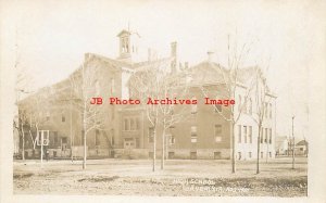 IA, Waverly, Iowa, RPPC, High School Building, Exterior View, Photo