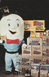 EGGO Frozen Waffles Mascot Advertising Post Card - Wauconda IL, Illinois
