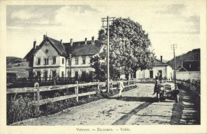 ukraine russia, VOLOVEC VOLÓC Воловец, Street Scene, Car (1920s) Postcard (1)