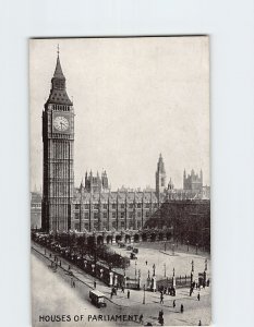 Postcard Houses Of Parliament London England