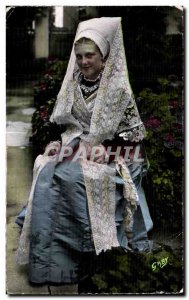 Postcard Old IThe Re (Chte Mrs.) Folklore Costume