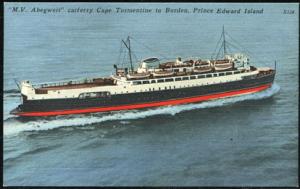 M.V. Abegweit Carferry (Postcard)