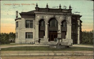 Oklahoma City Oklahoma OK Library 1900s-10s Postcard