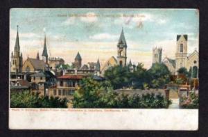 IA City View Churches DES MOINES IOWA 1900's Postcard
