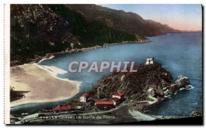 Old Postcard Corsica The Gulf Of Porto