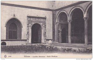 MILANO, Lombardia, Italy, 1900-1910's; Castello Sforzesca, Porta Medicea