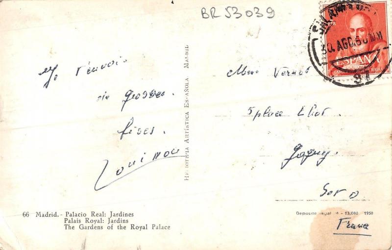 BR53039 Madrid palacio real jardines   Spain