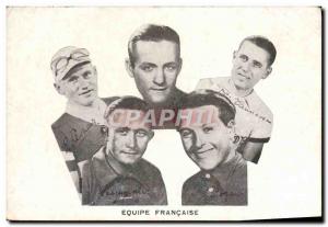 Old Postcard French Cycling Team