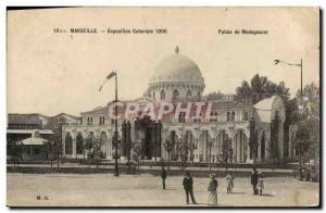 Old Postcard Marseilles Colonial Exhibition 1906 palace Madagascar