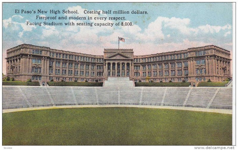 Stadium, El Pas's New High School, El Paso, Texas, 00-10s