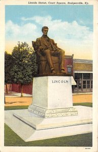 Lincoln statue, courthouse Hodgenville Kentucky  