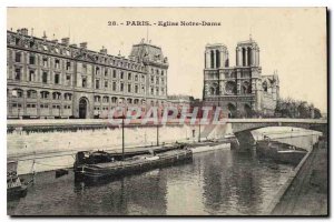 Postcard Old Paris Eglise Notre Dame