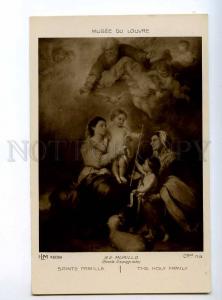 234569 Holy Family by MURILLO Vintage LAPINA postcard