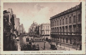 Argentina Buenos Aires Calle Callao Vintage Postcard C132