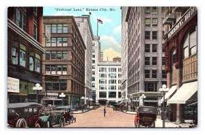Postcard Petticoat Lane Kansas City Mo. Missouri Antique Automobiles Stores