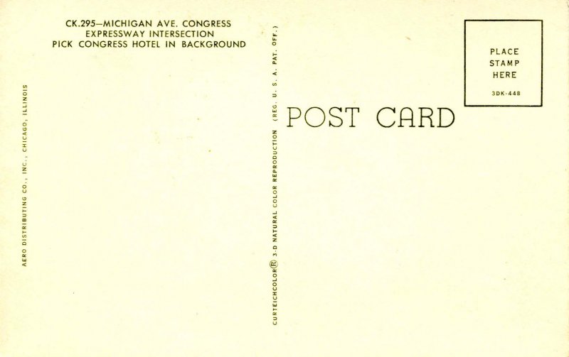 IL - Chicago. Michigan Ave. & Congress Expressway Intersection