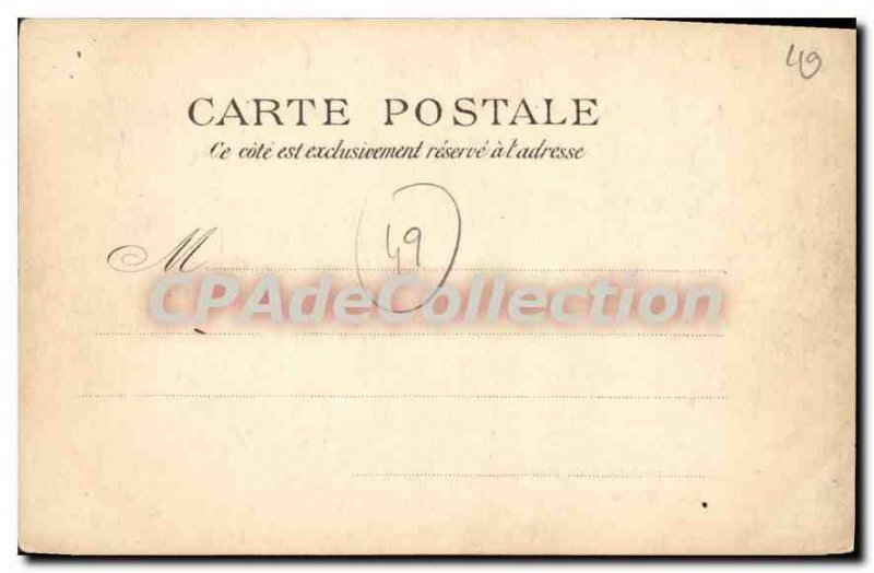 Postcard Old Saumur Jumping On A Brook