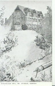 Norfolk Postcard - Itteringham Mill - Near Aylsham - Ref 10025A
