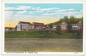 US unused.  Ohio State Sanatorium, Mount Vernon, Ohio.  Great Card.