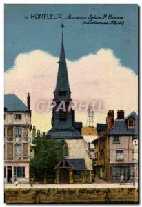 Postcard Old Honfleur Old Church of Saint Etienne