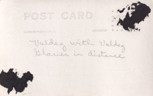 RPPC: Valdez, Alaska, Mint (writing on back) (61567)