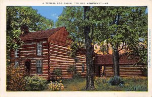 A typical log cabin In old KY Misc KY