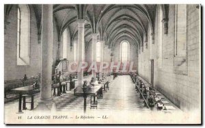 Old Postcard La Grande Trappe The Refectory