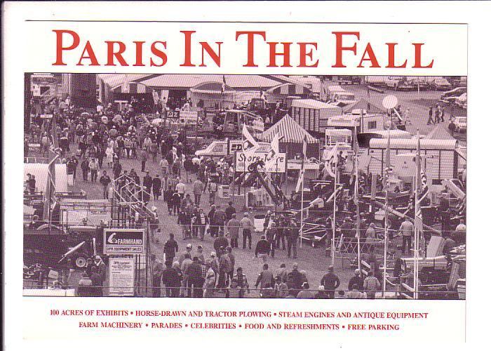 Paris in the Fall, Ontario, Special Pre-stamped International Plowing Match F...