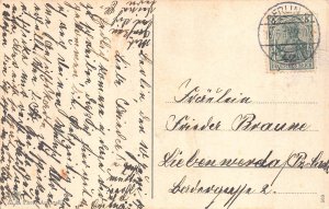 L209 Germany 1914 Berlin Brandenburger Tor vintage postcard