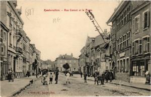 CPA RAMBERVILLERS - Rue Carnot et la Poste (456006)