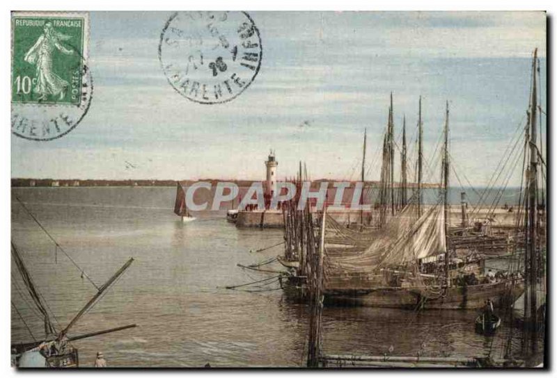 Postcard Old Port Royan Royan Boat