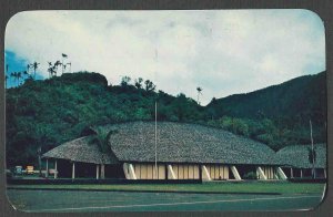 Ca 1965 PPC PAGO PAGO SAMOA LEE AUDITORIUM THE TURTLE HOUSE MINT