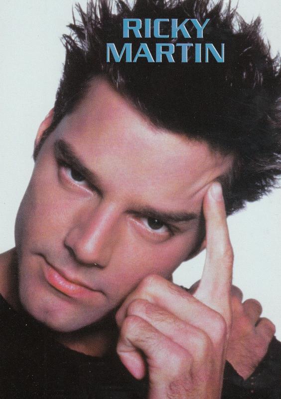 Ricky Martin Postcard