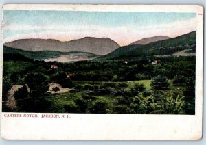 Jackson New Hampshire NH Postcard Carters Notch Aerial View 1900 Antique Vintage