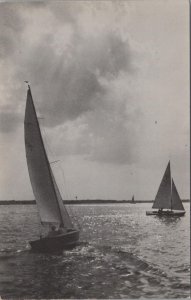 Postcard Sailing at Sunset Toms River Pine Beach NJ