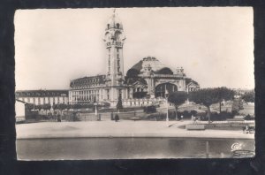 RPPC LIMOGES FRANCE LE GARE RAILROAD STATION DEPOT VINTAGE REAL PHOTO POSTCARD