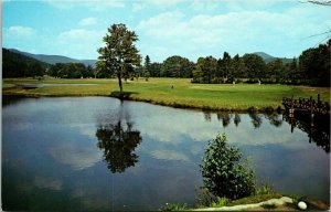 Golf Course Jack O’Lantern Motor Resort Woodstock NH New Hampshire Postcard VTG 