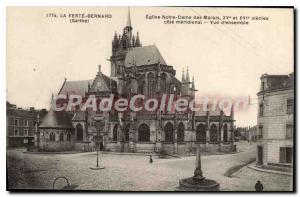 Old Postcard La Ferte Bernard Sarthe Eglise Notre Dame des Marais xv and XVI ...