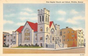 First Baptist Church and school Wichita Kansas