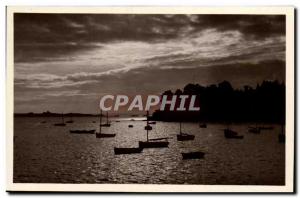 Postcard Old Saint Briac Crepuscule