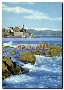 Postcard Modern French Carrefour World Tourism Azur Antibes old quotes and sn...