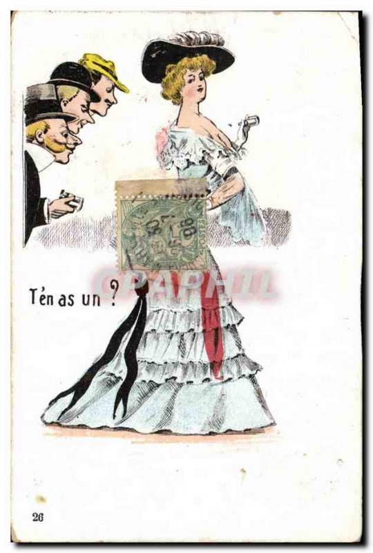 Old Postcard Fantasy Illustrator Woman T & # 39en have one?