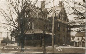 Elks Home New Castle Indiana IN RPPC c1915 Real Photo Postcard E16